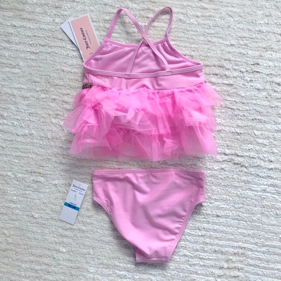 NWT Juicy Couture ruffle tankini bathing suit - Picture 4 of 5